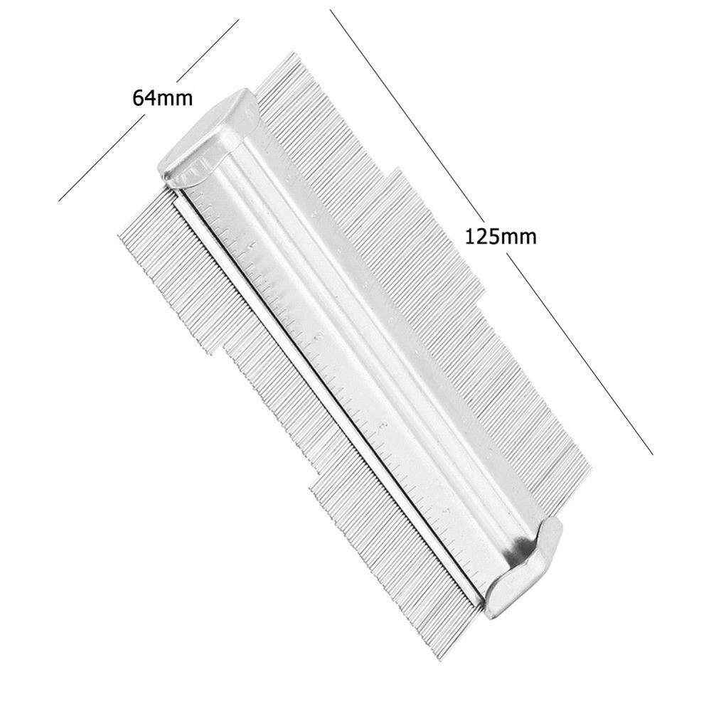 Stainless Steel Metal Profile Contour Gauge Template Tiling Skirting Laminate Profile Wood Ruler General Measuring Tools
