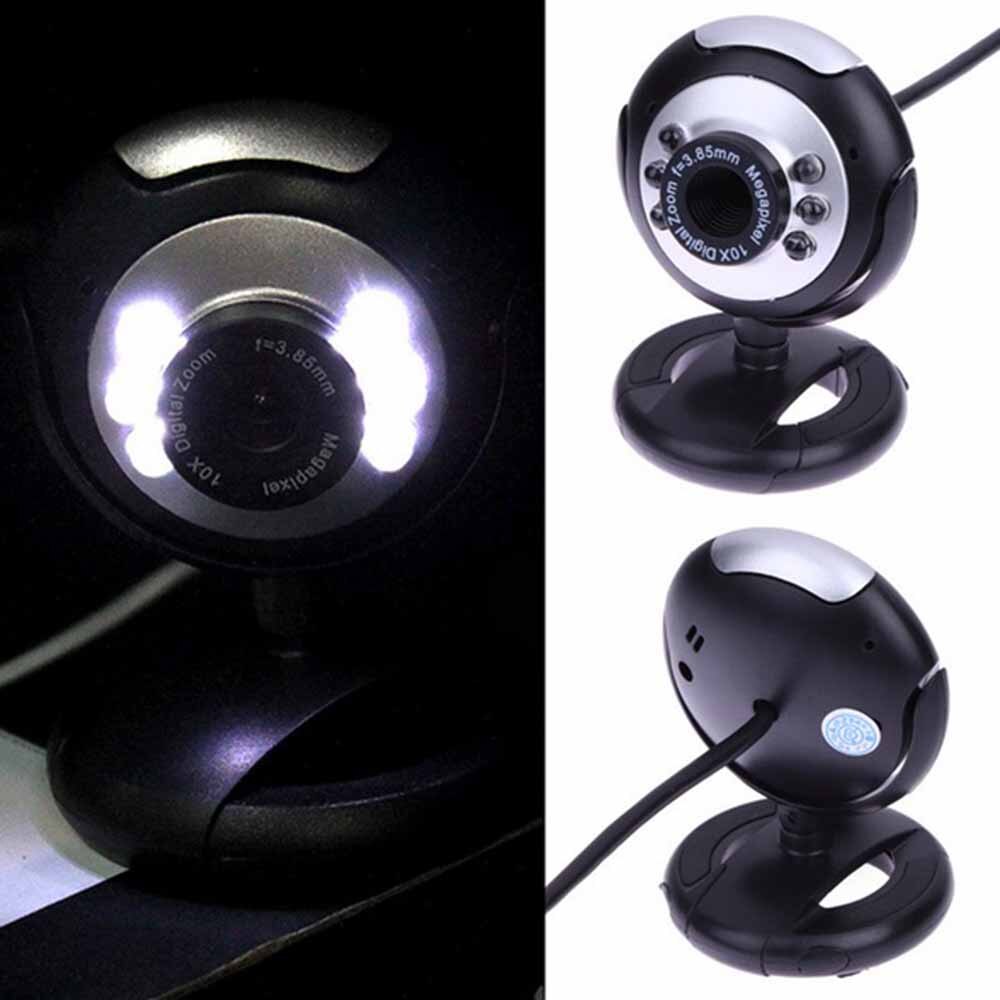 BRAND 6 LED USB 2.0 WEBCAM CAMERA XP, VISTA, WINDO... – Grandado