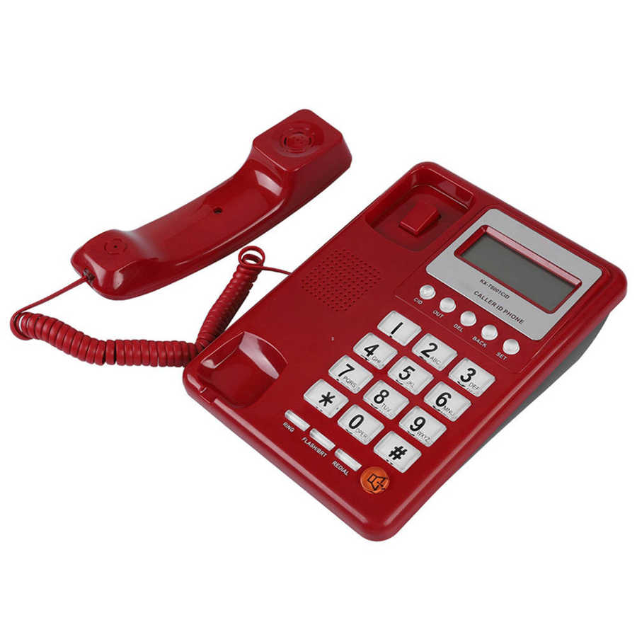Home Hotel Wired Draadgebonden Telefoon Desktop Telefoon Kantoor Vaste Vaste Telefoon Caller Id