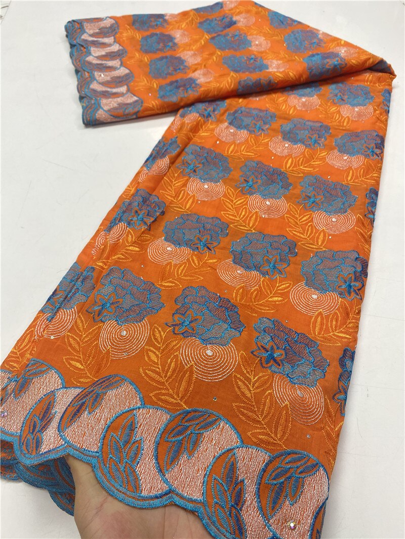 African Lace Fabric Lace Swiss Cotton Lace Fabric Swiss Voile Lace In Switzerland For Nigerian Party YA3714B-3