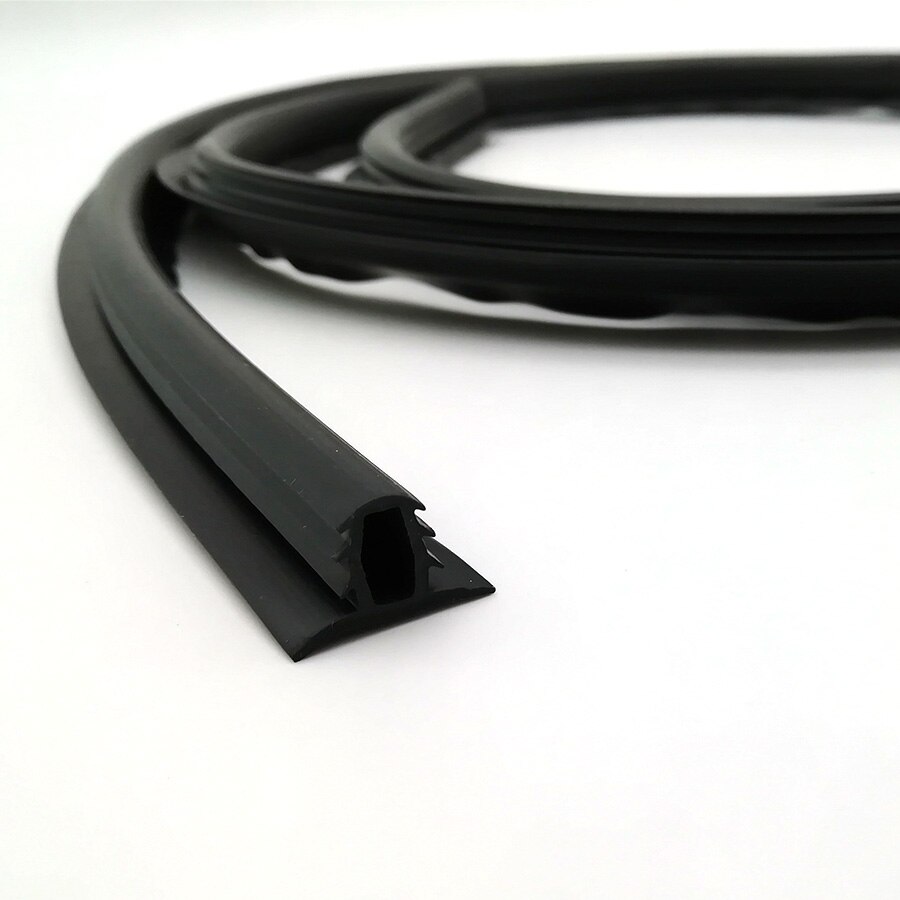 1.6m Car Push Seal Strip Rubber Dashboard Windshield Gap Engine Noise Insulation