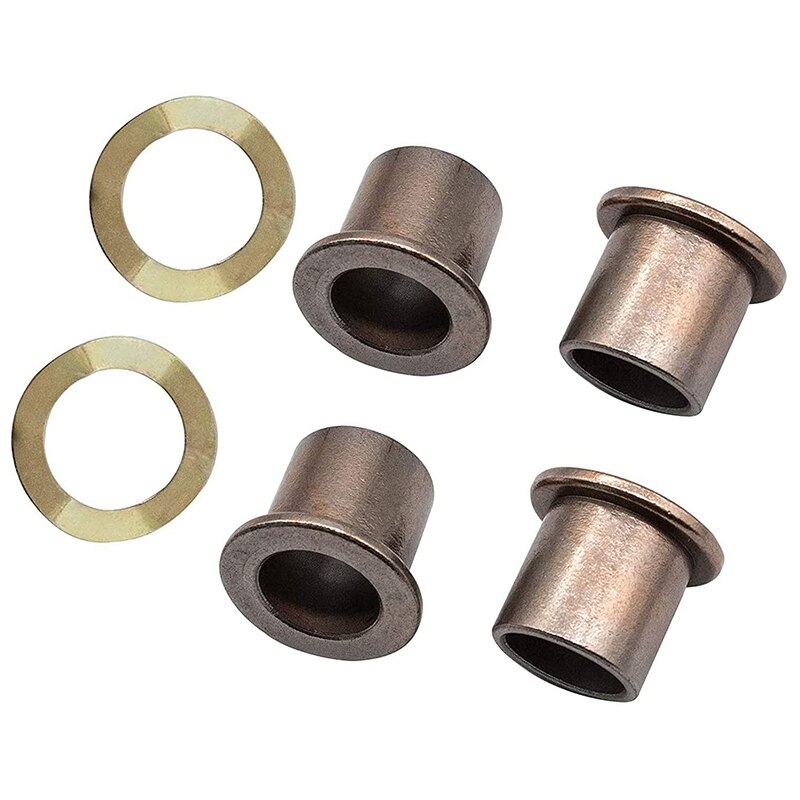 Spindle Bushings Upper and Lower Bushings Bronze, King Pin Wave Washer, for Club Car Precedent Golf Carts 102288201: Default Title