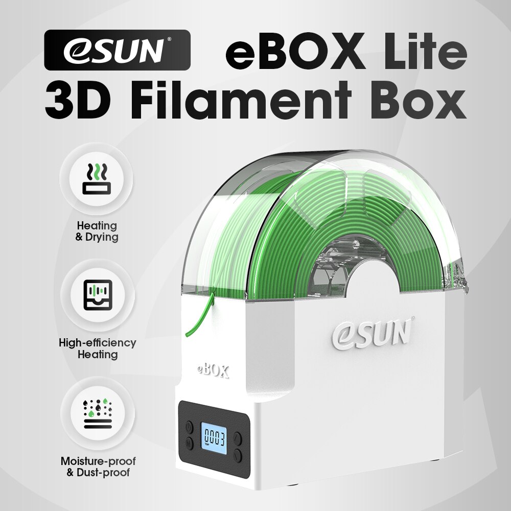 Esun Ebox Lite 3D Filament Droger Box Drogen Filamenten Opbergdoos Houden Filament Droog Houder Gratis 3D Afdrukken Gereedschap: EU Plug