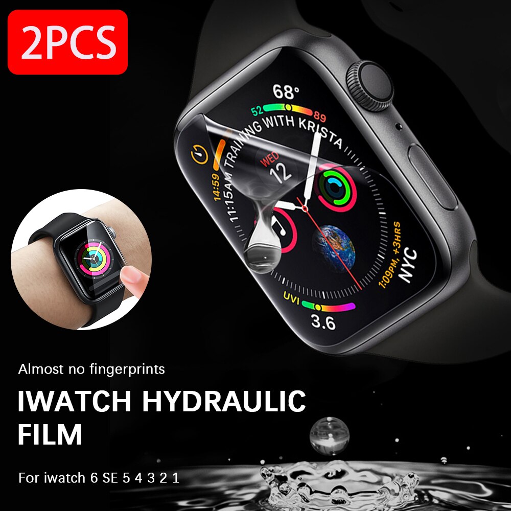 Hydrogel Film Voor Apple Horloge 6 44Mm Screen Protector Se Voor Iwatch Serie 5 4 3 2 1 Hoge clear Screen Protectors 40Mm 42Mm 38Mm