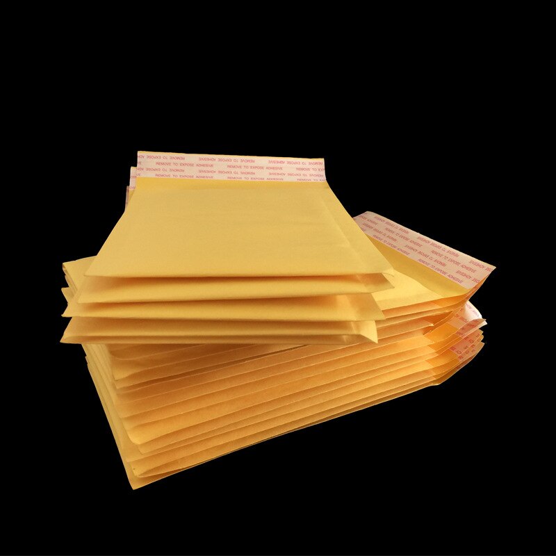 50 PCS/Lot Kraft Paper Bubble Envelopes Bags Mailers Padded Envelope With Bubble Mailing Bag