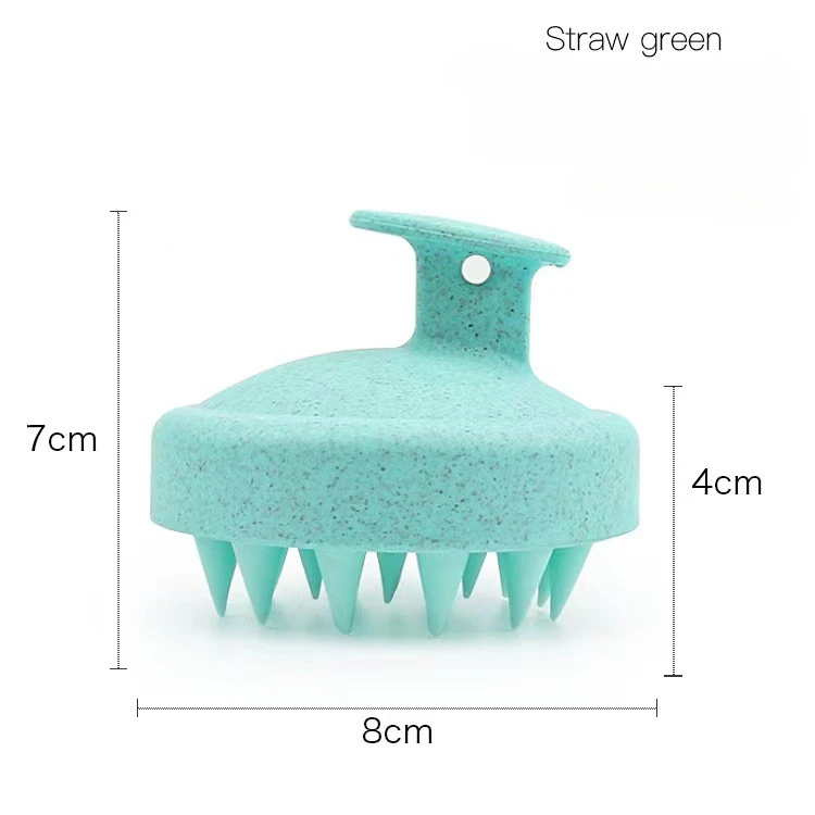 Brosse à shampoing en Silicone, peigne de Massage du cuir chevelu, peigne de lavage des cheveux, brosse de Massage corporel, brosse de bain-douche, outil de Salon de coiffure: Violet