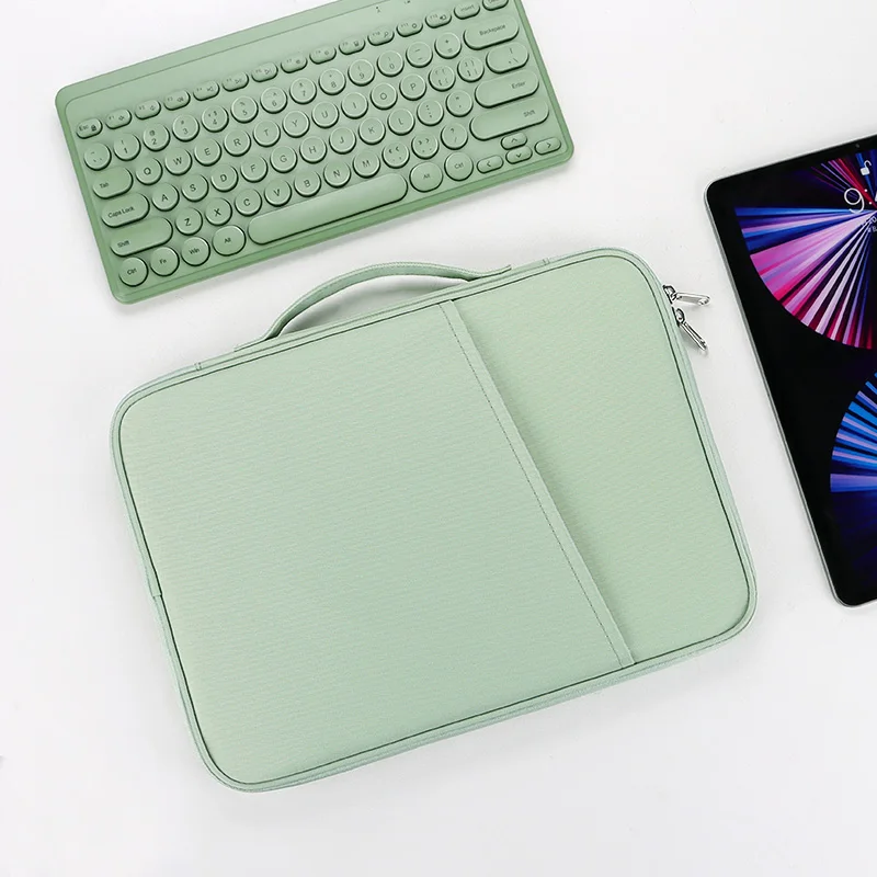 Étui de rangement antichoc pour IPad Air 5 4 3 2 1 10.9 10.5 10.2 Pro 11 12.9 XiaoMi Pad 5 et Macbook, housse de clavier: 1 / green