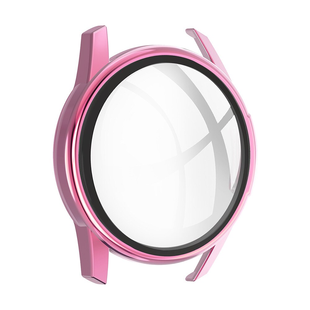 Capa protetora de tela para huawei relógio gt 2 46mm 42mm 2e caso gt2 pára-choques com filme de vidro temperado completa acessórios do escudo: Pink / For GT 2e 46mm