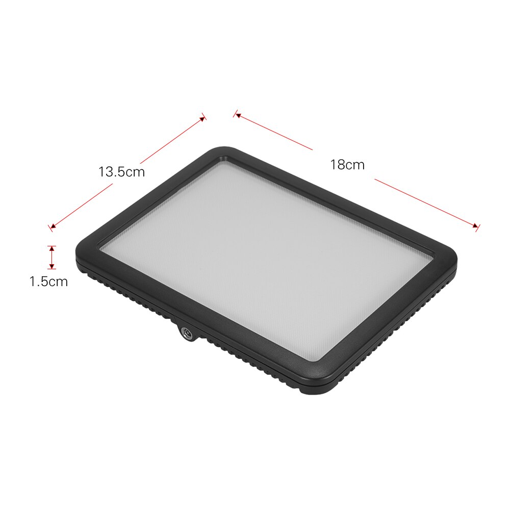 Fotografie Andoer WY-160C 3300 K-5600 K Led Video Light Panel Lcd Display Fill-In Lamp Dimbare Voor canon Nikon Sony Dslr Camera