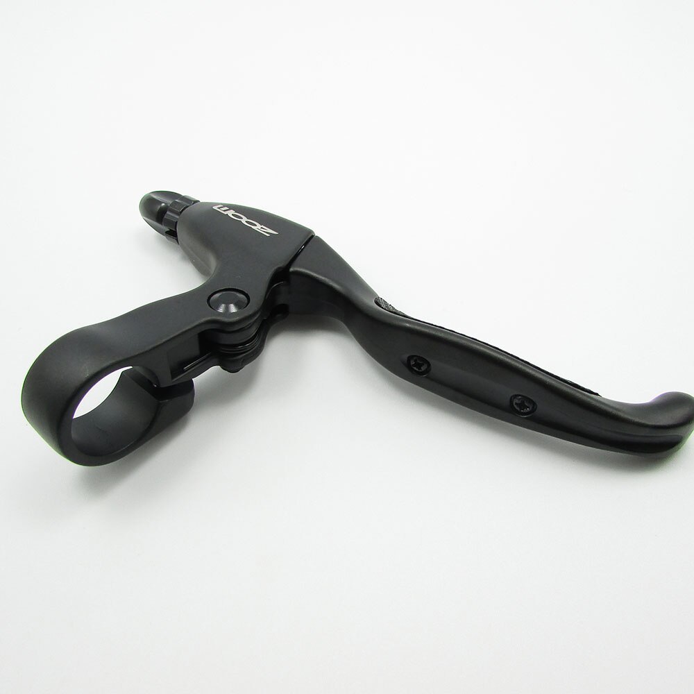 Zoom Mtb Racefiets Rem Hevels Set Zwarte Fiets Handvat 2-Vinger Links & Rechts Remhendel Met Bel V-Brake Aluminium: Right Brake lever