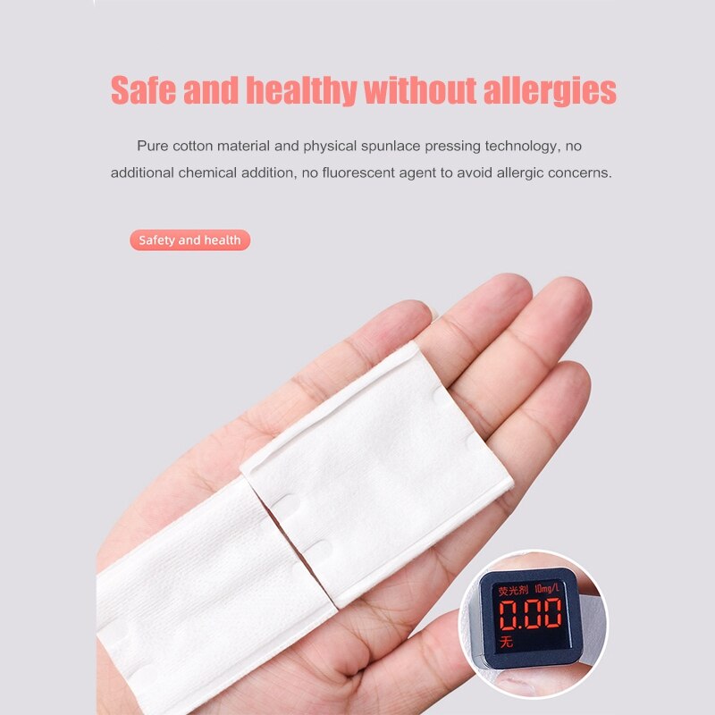 200pcs Three-layer Thickening Compressed Cotton Pad Cosmetic Tissue Makeup Remover Pad