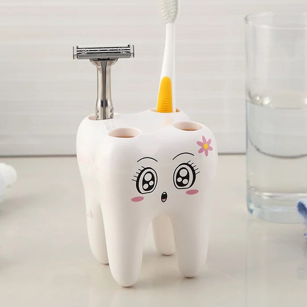 Crystal Dental Tandenborstel Houder Mooie Cartoon Tandenborstelhouder Sanitair Tandheelkundige