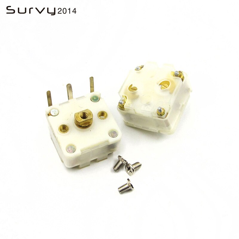 2PCS 223F Style Dual Duplex 20pF Variable Capacitor for FM Radio
