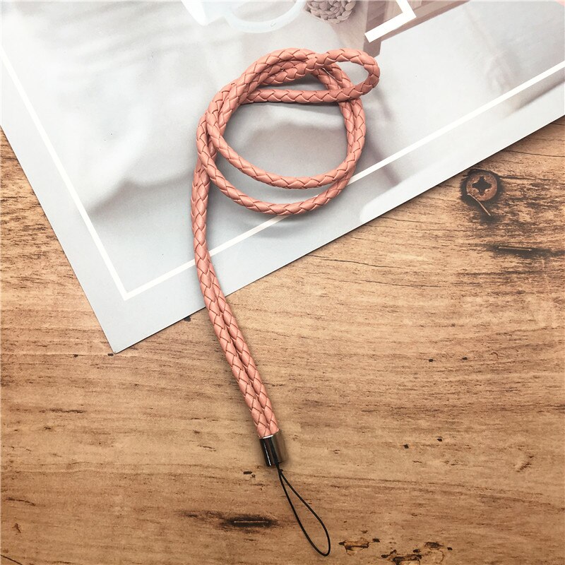 Handmade Mobile Phone Key Strap for Phone for iPhone 7 8 X 6 USB Flash Drives Keys Keychains Strong Office Necklace