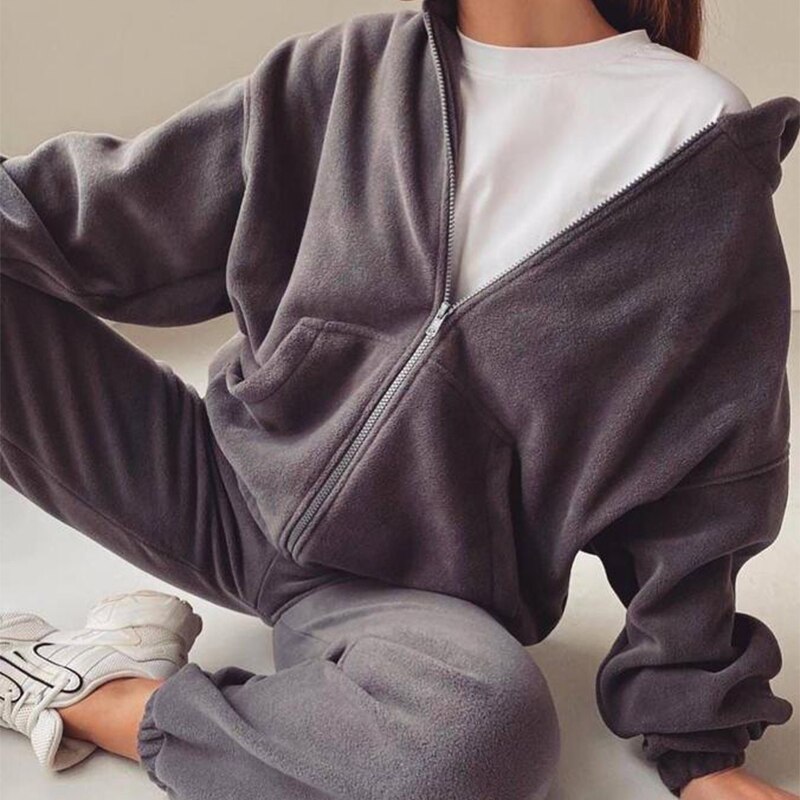 Europese En Amerikaanse Mode Sport En Vrije Tijd Trui Suits Fitness Handigst Workout Casual Sportwear Vrouwelijke