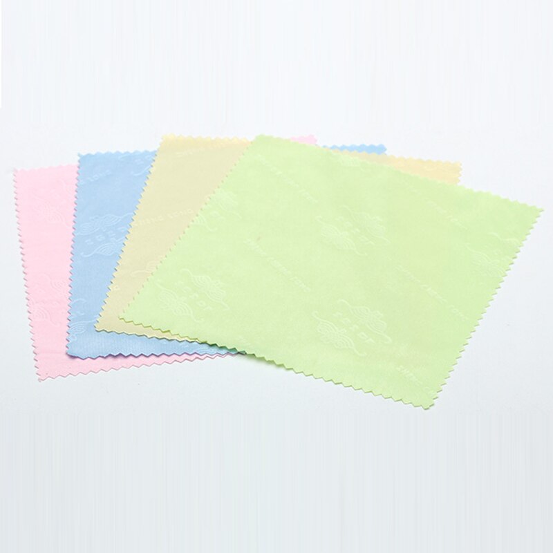 100pcs/lot Microfiber glasses cloth camera cloth lens cloth Sunglasses cleaning Eyewear cloth camera cleaning 13cm*13cm