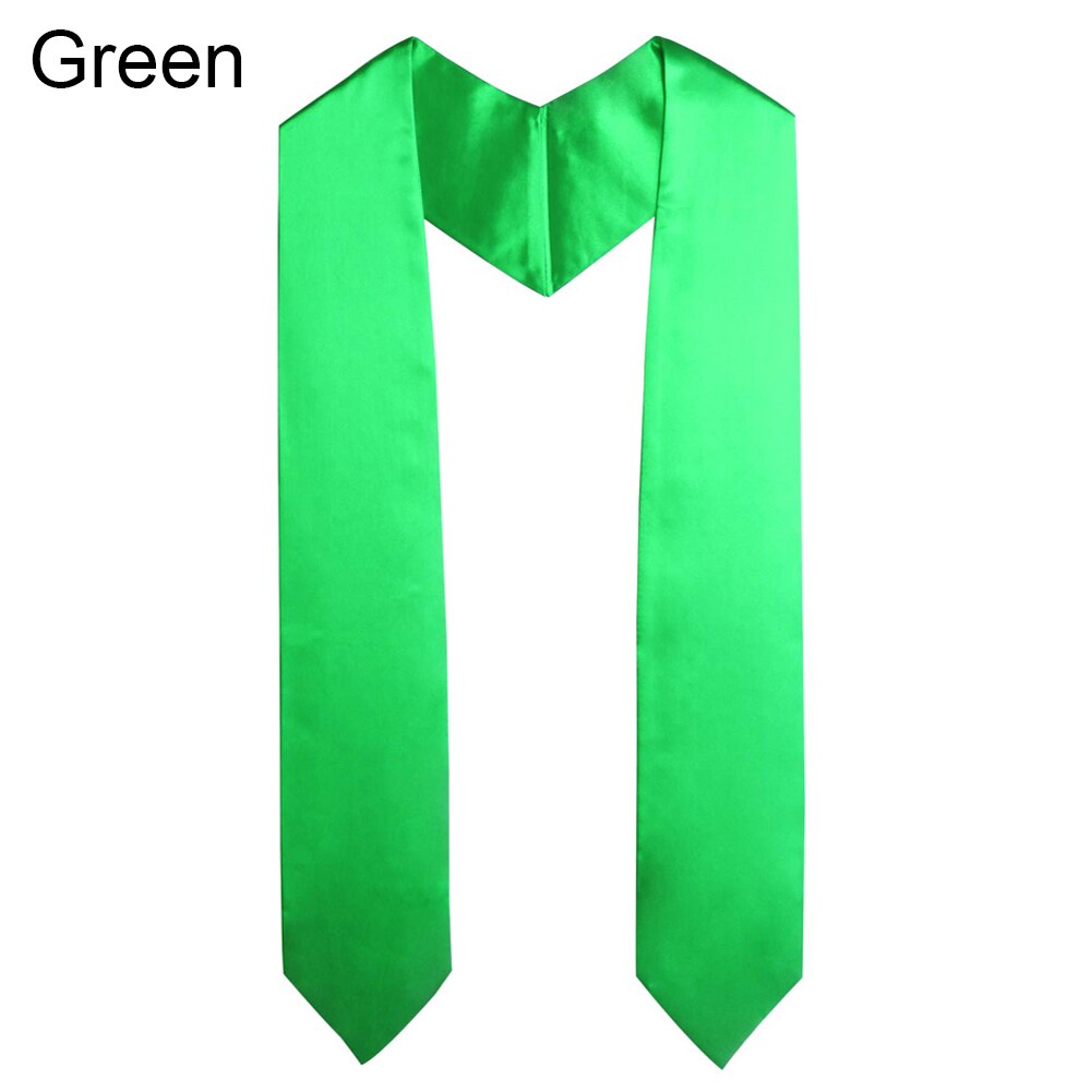 60'' Graduation Stole Sash Unisex Black Sashes Academic Dress Graduation Uniform Adult Celebration Photo Props Decoration Robes: Green
