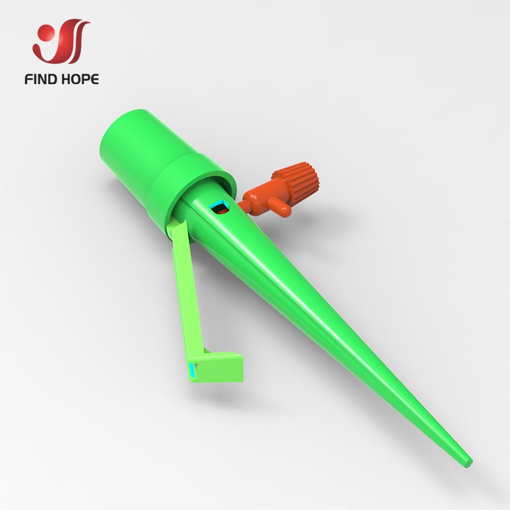 1-12pcs Automatic Irrigation Device Drip Water Spikes Self-Watering Flower Plant Watering Tools Houseplants Plant Potted: 12pcs GN with holder