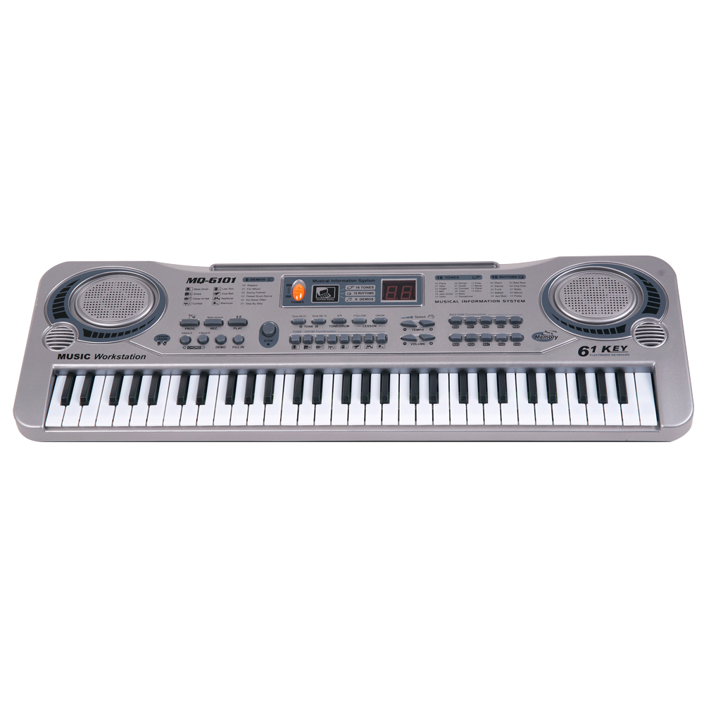 61 nøgler elektronisk musik keyboard elektrisk orgel med mikrofon børn musikinstrument tidligt pædagogisk værktøj til barn