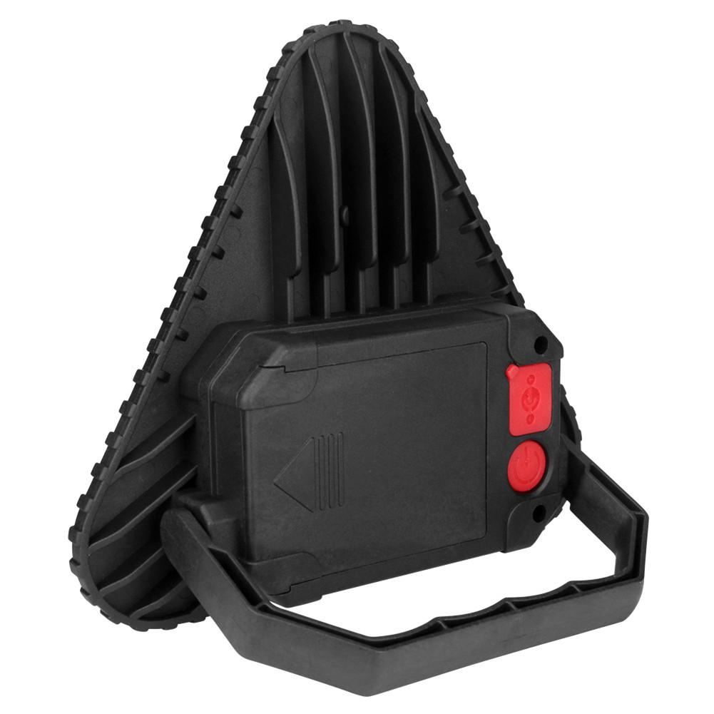3 cob usb led varningsljus bil bröt nattridning dimma blinkande lampa säkerhetsindikatorlampa utomhus triangel camping tält ljus