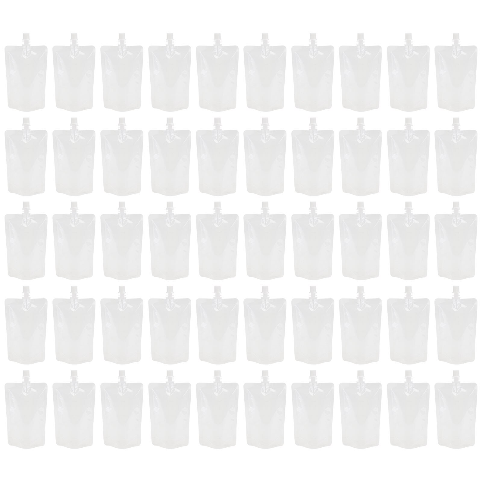 Travel Outdoor for Drinks Bag Portable Plastic Concealable Standing Transparent Beverage Flasks: 17x11x6cm