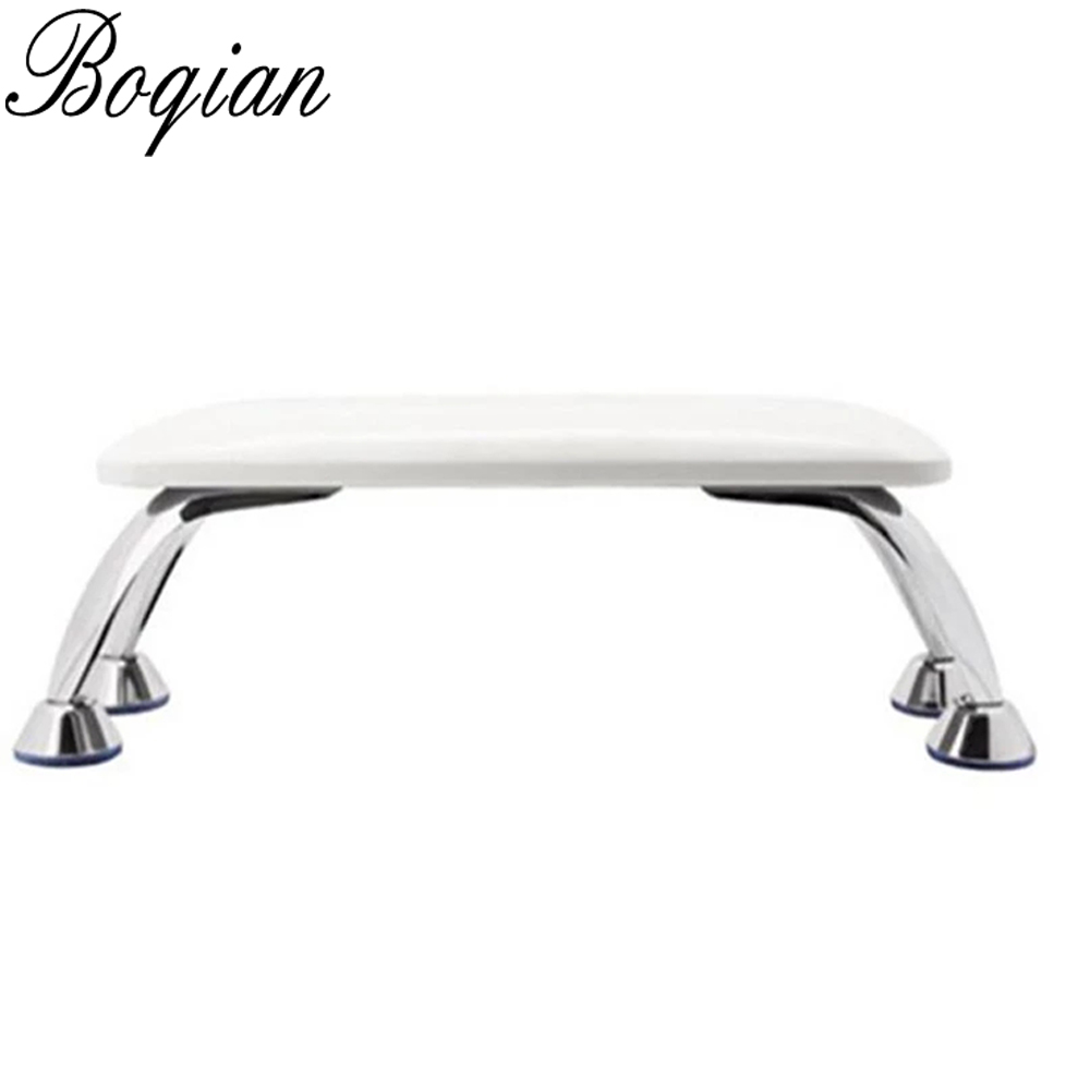 BQAN – repose-main en cuir pour les ongles, accessoires de manucure, support de Table, avec accoudoirs, pour Nail Art: WHITE