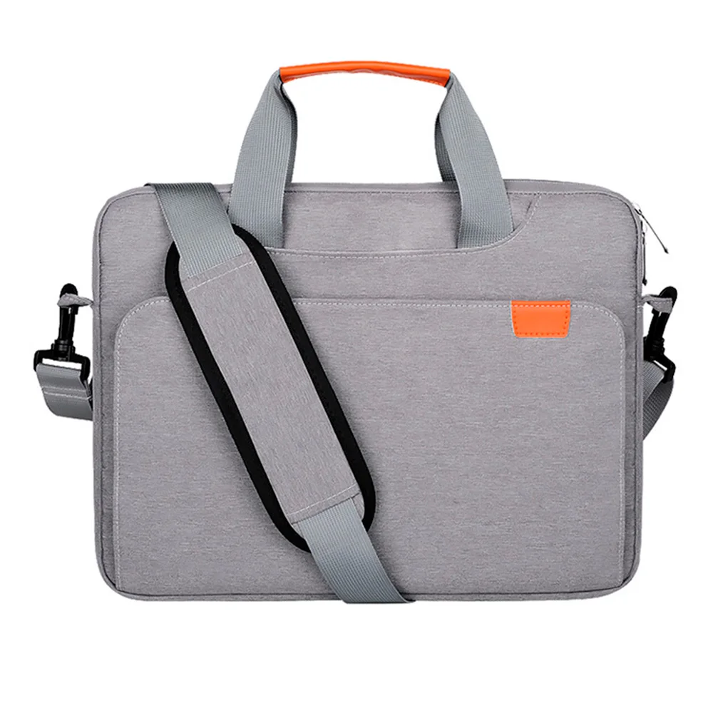 Laptop Shoulder Bags Case 14.1 15.6 17.3in Shoulder Notebook Bag for Macbook Air Pro M1 M2 Lenovo Dell Huawei Handbag Briefcase: 14Inches 350mm / MINT GREEN