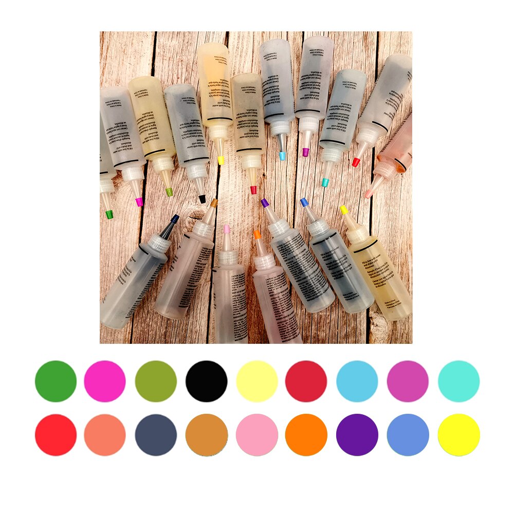 5 Colors DIY Tie-Dye Kit Party Group Activities Clothes Dyes Non-toxic DIY Dye Kit For Dyes: F