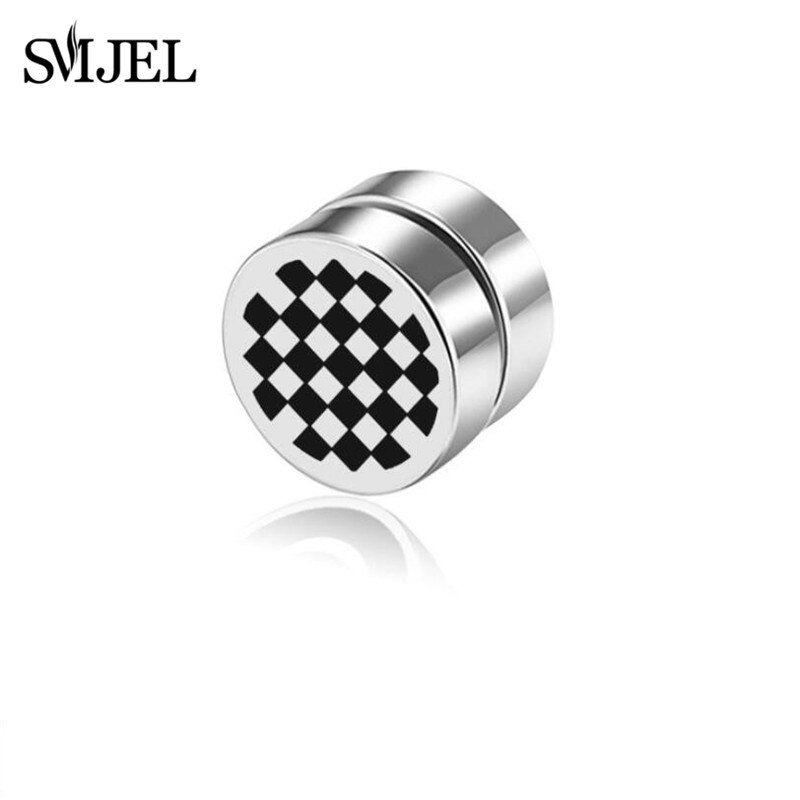 Pendientes Punk con imán fuerte para hombre y mujer, aretes sin perforación, aretes falsos, sin agujero para la oreja, , accesorios de joyería