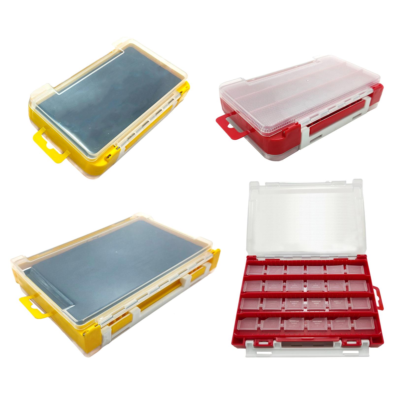 Double Sided Tackle Storage Containers Bait Box Durable Material Accessory