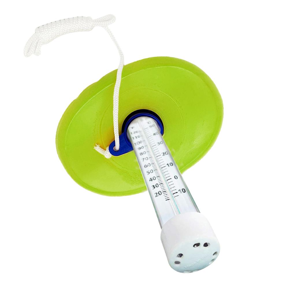 Flytande pool termometer tecknad form vatten termometrar för utomhus flytande pool badkar spadamm