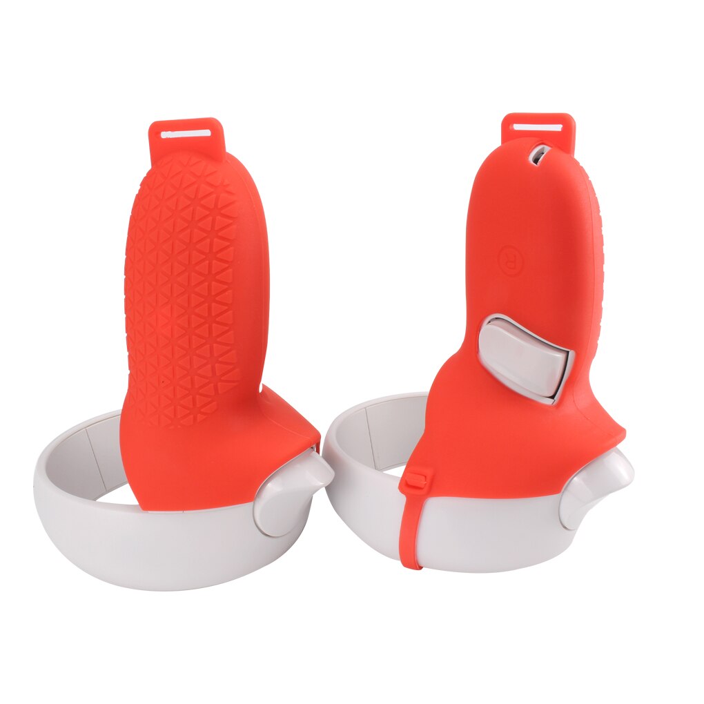 VR Handle Cover Silicone VR Glass Cover Half Controller Accessory Replacement for Oculus Quest 2: Red