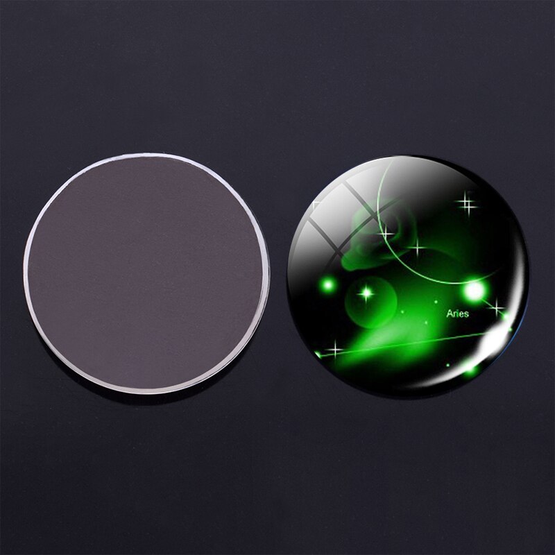 12 sterrenbeeld koelkastmagneet dierenriem glas bol rond magnetische koelkaststickers koelkastmagneet huisdecoratie: Ram