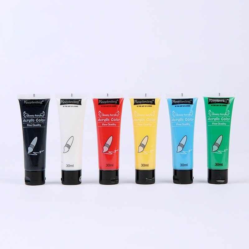 6 Kleuren 30Ml Acryl Verf Set Student Muur Schilderen Keramiek Geschilderd Gips Pop Kinderen Kunst Levert: Default Title