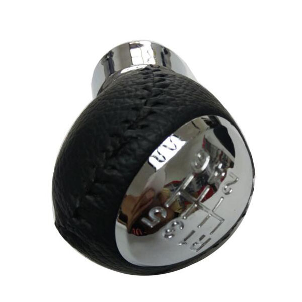 Pomo de cambio de marchas de cuero PU para MAZDA, accesorios de estilo de coche, 5/6 velocidades, para MAZDA 6, 2002, 2003, 2004, 2005, 2006, 2007: 6speed knob