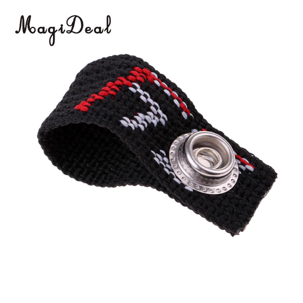 MagiDeal Universal Ice Hockey Helmet Replacement Chin Strap & Loop Combo with Single Snap Black Fastener Webbing Accessory