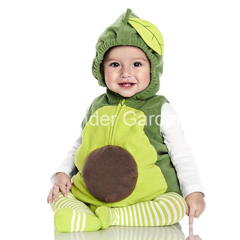 Wonder Tuin Baby Fruit Aardbei Ananas Avocado Kostuum Halloween Kerst Purim Party Outfit: avocado / 18-24months