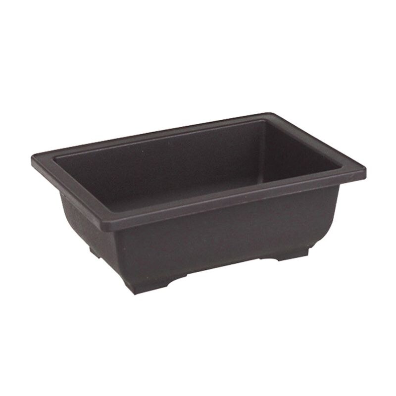 Plastic Retro Flower Pot Square Simple Succulent Planting Pot Rectangular Seedling Pot Flower Pots: UV1282B