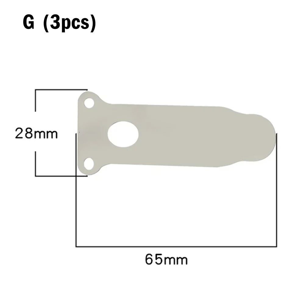 3-teilige Luftkompressor-Ventilplatten-Montagen ätze für geräuschlose Öl kolben maschinen Eisenplatten Luft kompressoren Pneumatische Teile