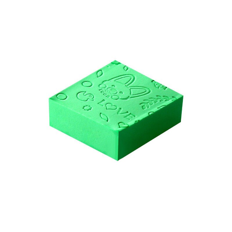 1 Magic Bath Sponge Exfoliating/Dead Skin Removing Sponge Body Massage Cleaning Shower Brush Bath Tools Bathroom For Kids Adult: green S