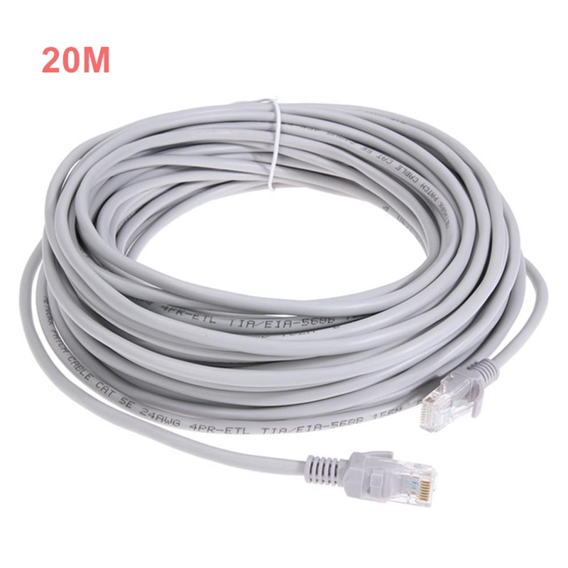 1M/3M/5M/10M/15M/20M/30M/40M Ip Camera RJ45 Kabel CAT5 Waterdichte Hoge Snelheid Netwerk Lan Kabel Voor Ip Poe Camera Systeem