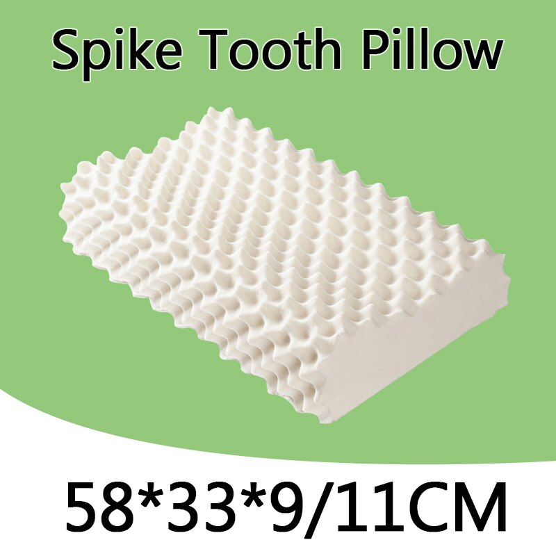 Shenbang Thailand Puur Natuurlijke Latex Kussen Gezondheidszorg Nek Voor Hals Spine Beschermende Latex Kussen Orthopedisch Kussen: Spike pillowcase