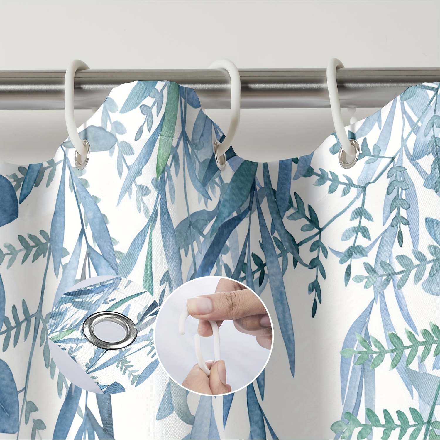 Grappig Zwart Kat Douchegordijn - Schattig Kat , Polyester Stof, Inclusief Haken, Speels Badkamer Decor