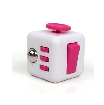 11 colors Min cube Toy Vinyl Desk Finger Toys Squeeze Fun Stress Reliever 3.3cm Antistress: 3