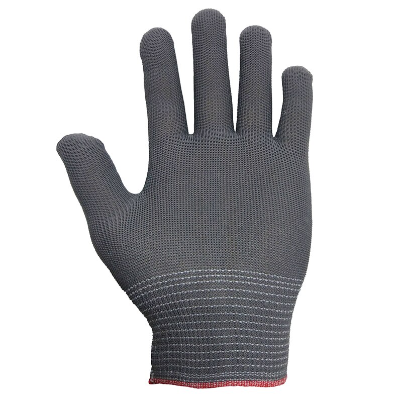 1 par antistatiske arbeidshansker dame menn nylon guantes pustende anti-skli tynne hansker strikke arbeidsbeskyttelse hagehansker