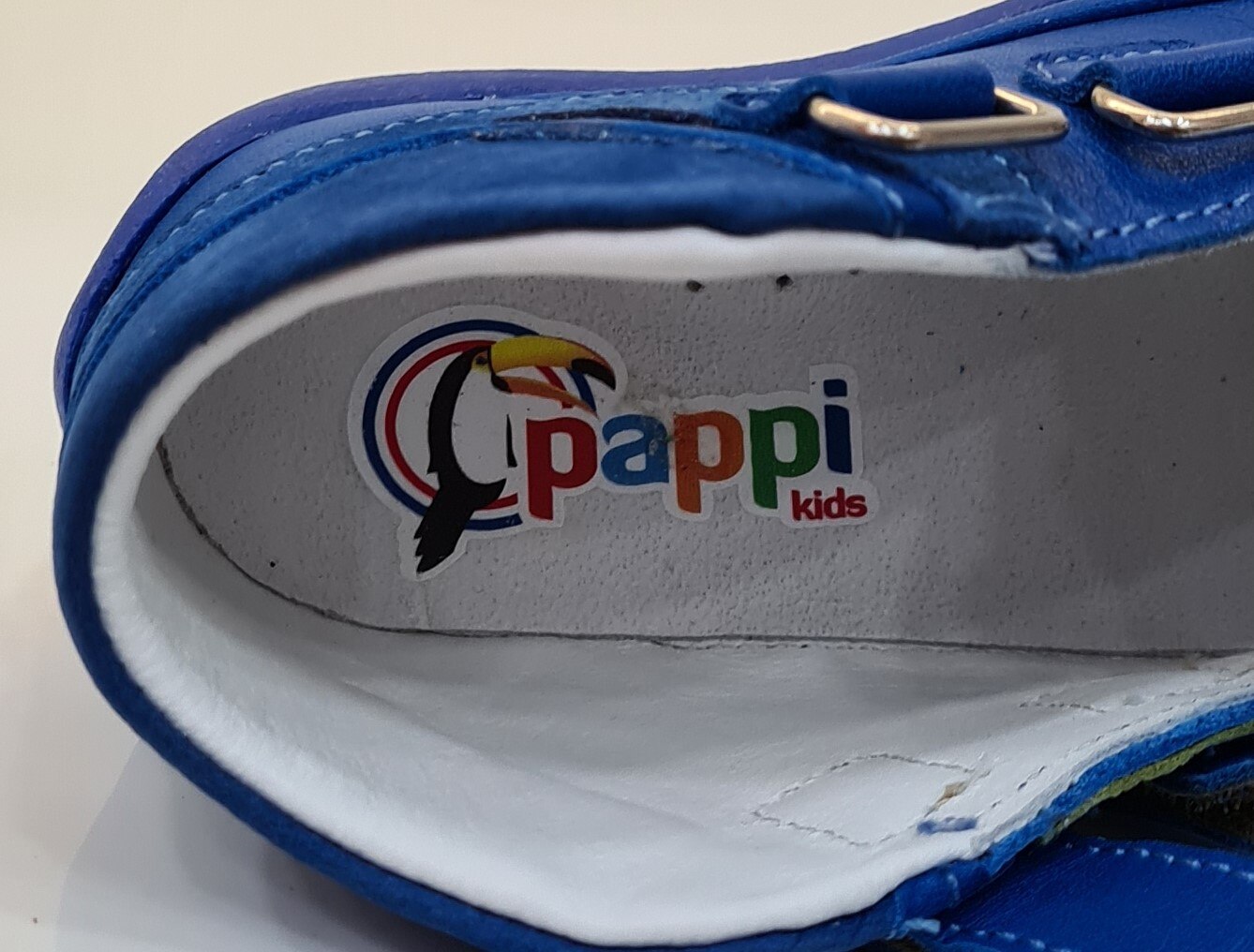 Pappikids 35 ortopediska läder manliga barn första steg skor