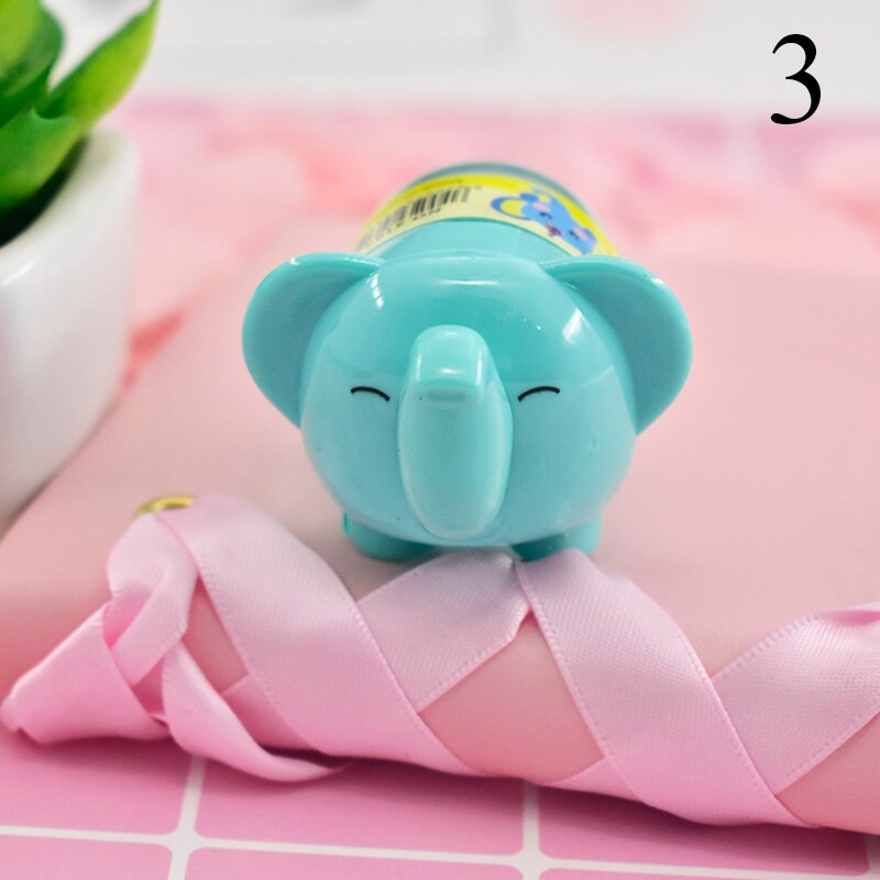 Sacapuntas lindo de un solo agujero, sacapuntas Kawaii de elefante para niñas, para niñas, suministros para la escuela, papelería coreana: 3