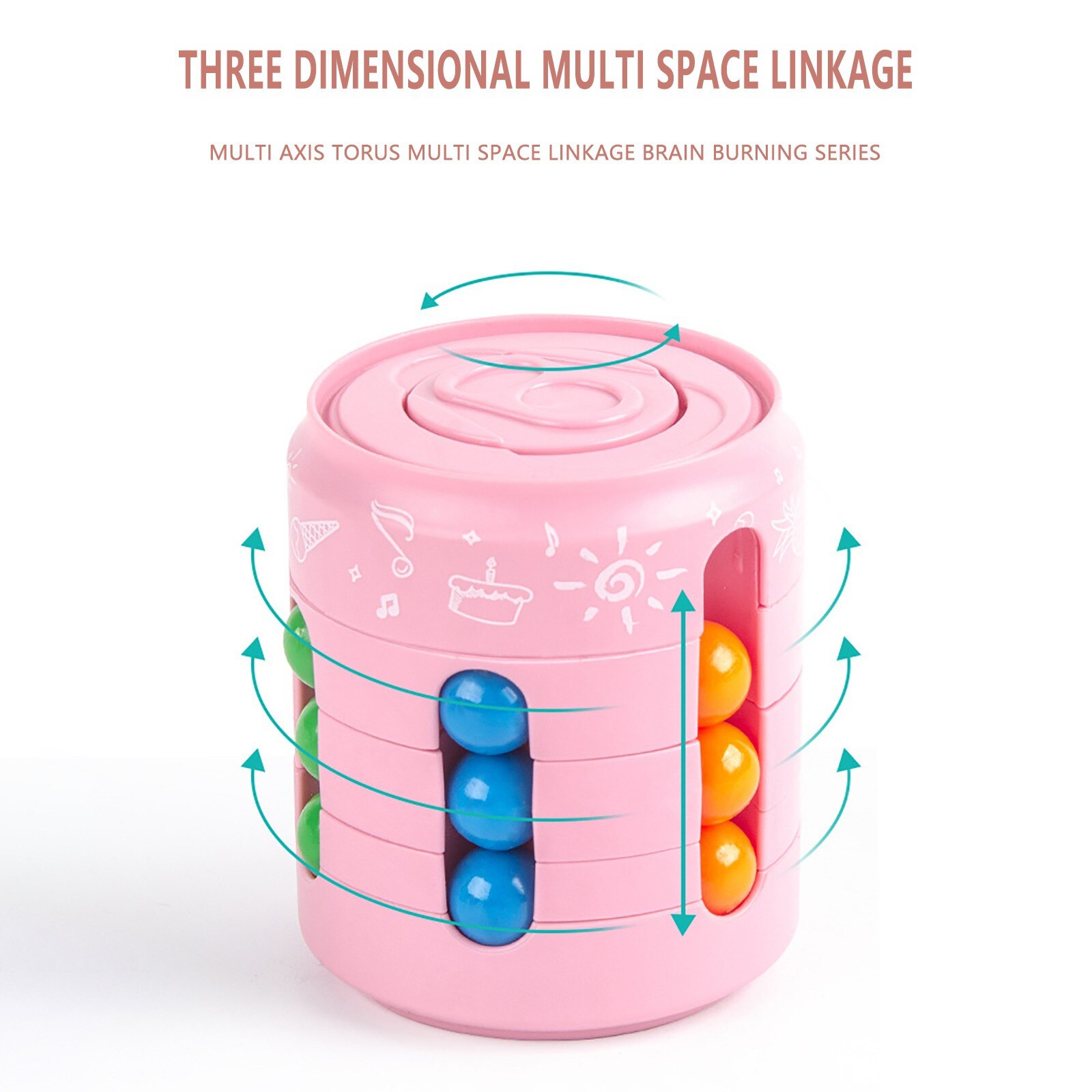 Magie Kan Spinning Top Kinderen Decompressie Speelgoed Vingertop Spinning Top Kinderen Decompressie Creatieve Puzzel Speelgoed