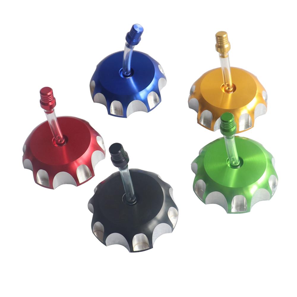 Billet CNC gas fuel tank cap for Kayo Apollo Bosuer Xmotos KLX110 TTR110 CRF /XR50/70/80/110 Dirt Bikes Pit bikes
