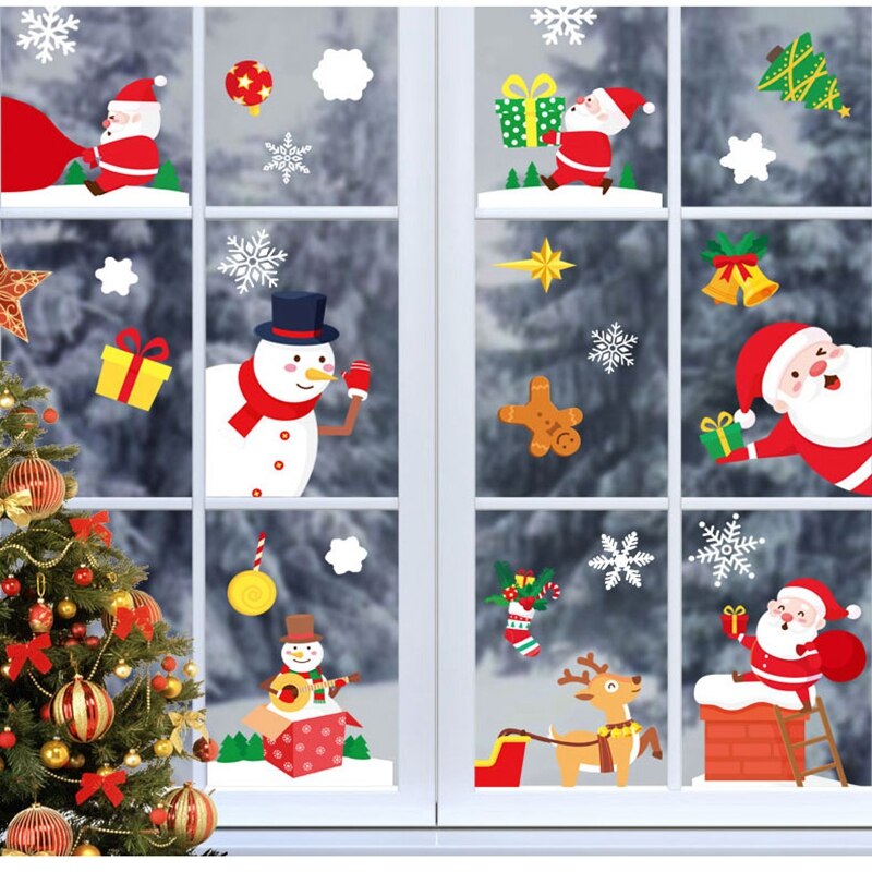 Weihnachten Fenster Aufkleber Fenster Klettern Santa Santa Aufkleber Super Santa Aufkleber Frohe Weihnachten Dekor Für Heimat